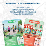Habilidades que trabaja ¡Adivina en 10! En la ciudad