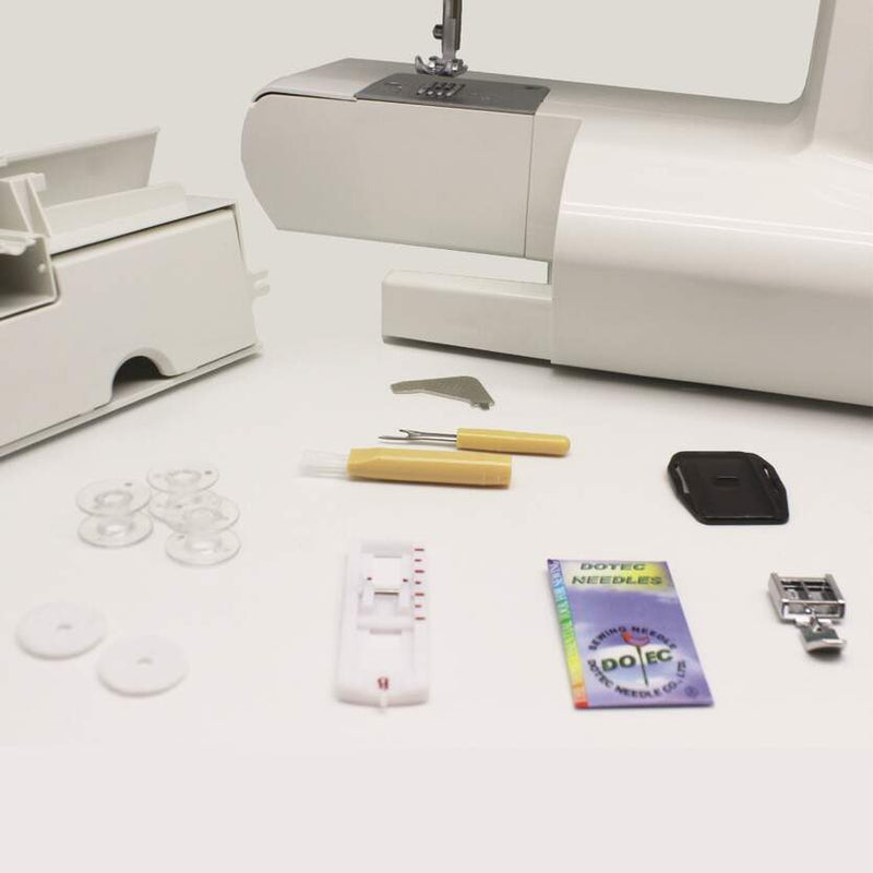 Máquina de Coser Alfa Petit 9 Puntadas con Luz LED y Motor DC