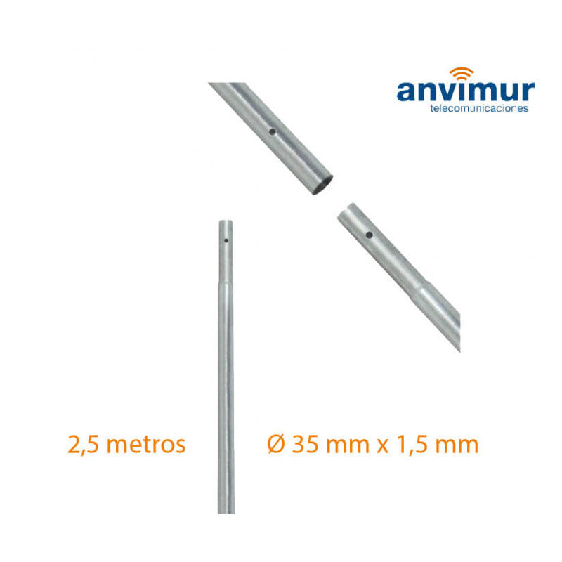 Av Mastil Enchufable 2,5 m. (143AM250/15)