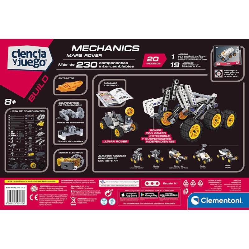 Clementoni Mechanics Nasa Mars Rover (55470)