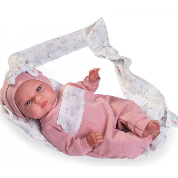 Antonio Juan dolls - My Little Reborn Tufi with baby sling (82309)