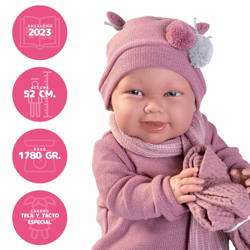 Mi Primer Reborn Martina mantita — Muñecas Antonio Juan, ref. 81387 (vista 3)