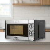 Microondas Infiniton MW-1115 20L Inox en la encimera de la cocina