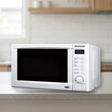 Microondas Infiniton MW-2015 20L Blanco en la encimera de la cocina