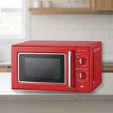 Microondas Infiniton MW-RE20 20L Rojo en la encimera de la cocina