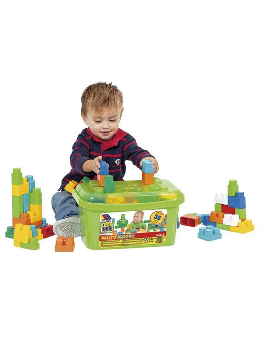 Moltó Cubeta de bloques de 35 piezas (16465) — Híper Ocio