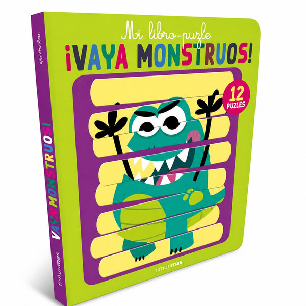 ¡Vaya monstruos! Mi libro-puzle