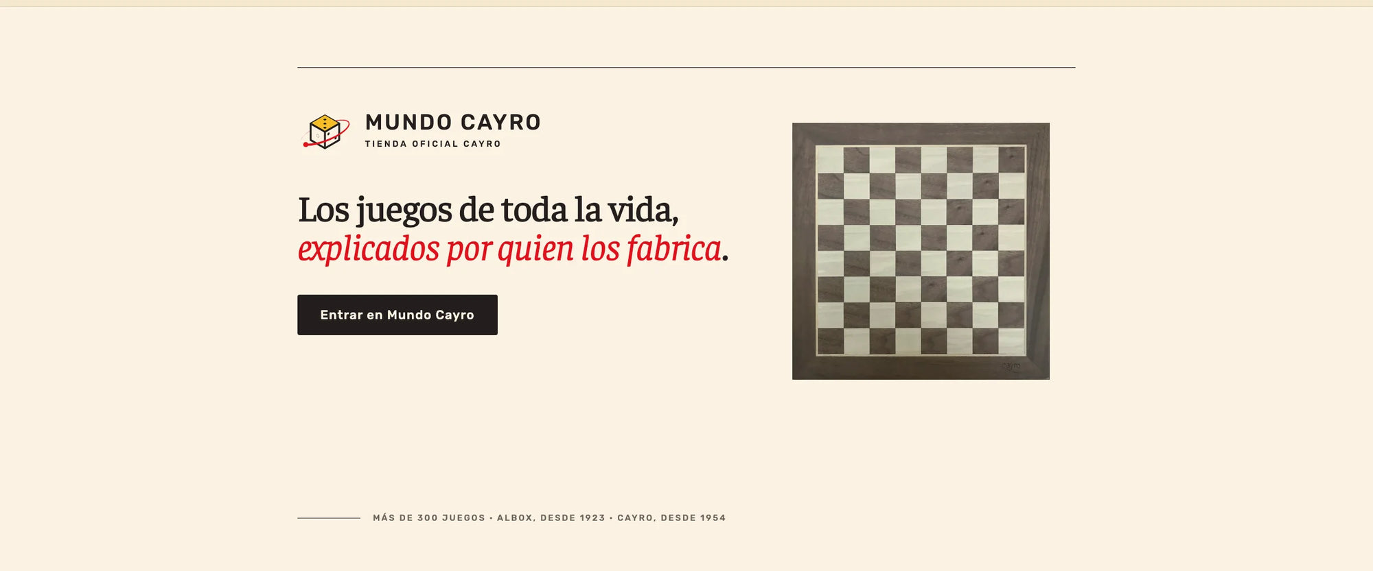 Mundo Cayro, tienda oficial Cayro en Híper Ocio
