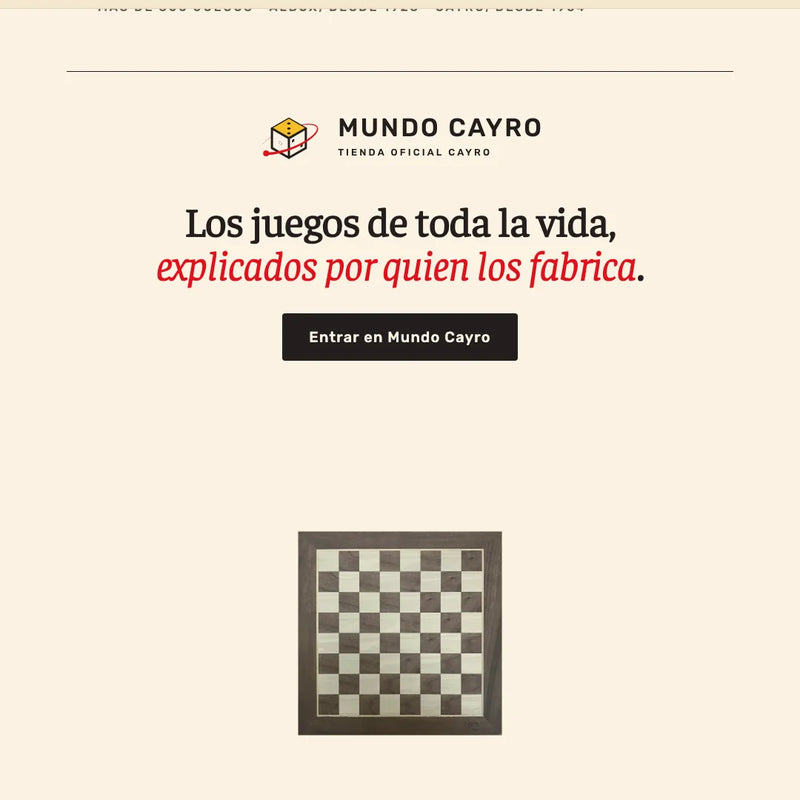 Mundo Cayro, tienda oficial Cayro en Híper Ocio