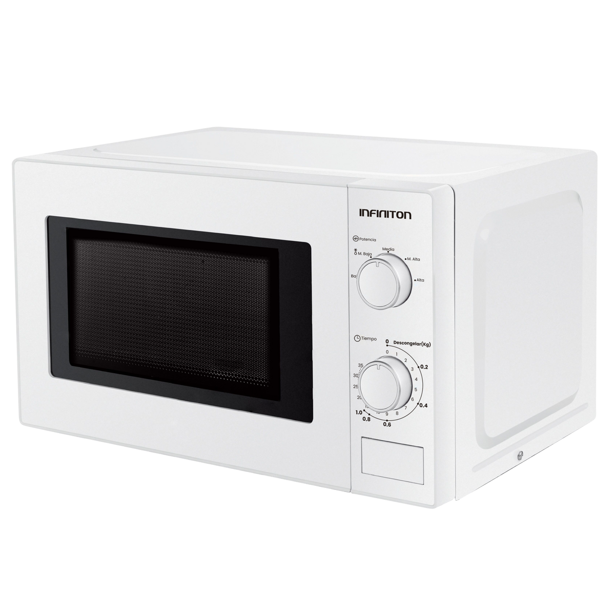 Microondas Infiniton MW-20CT5 20L Blanco - vista frontal