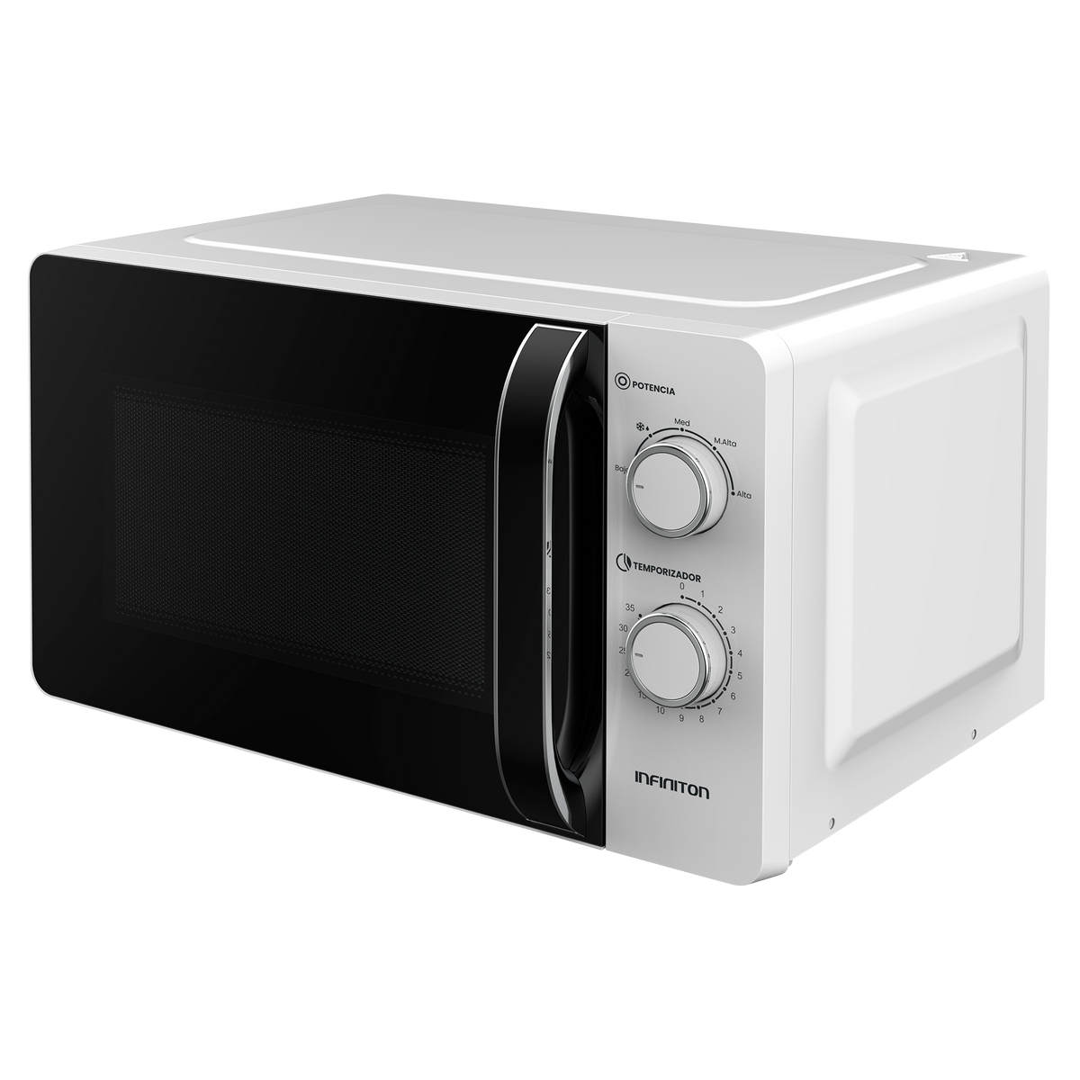 Microondas Infiniton MW-HW2070 20L Blanco - vista frontal