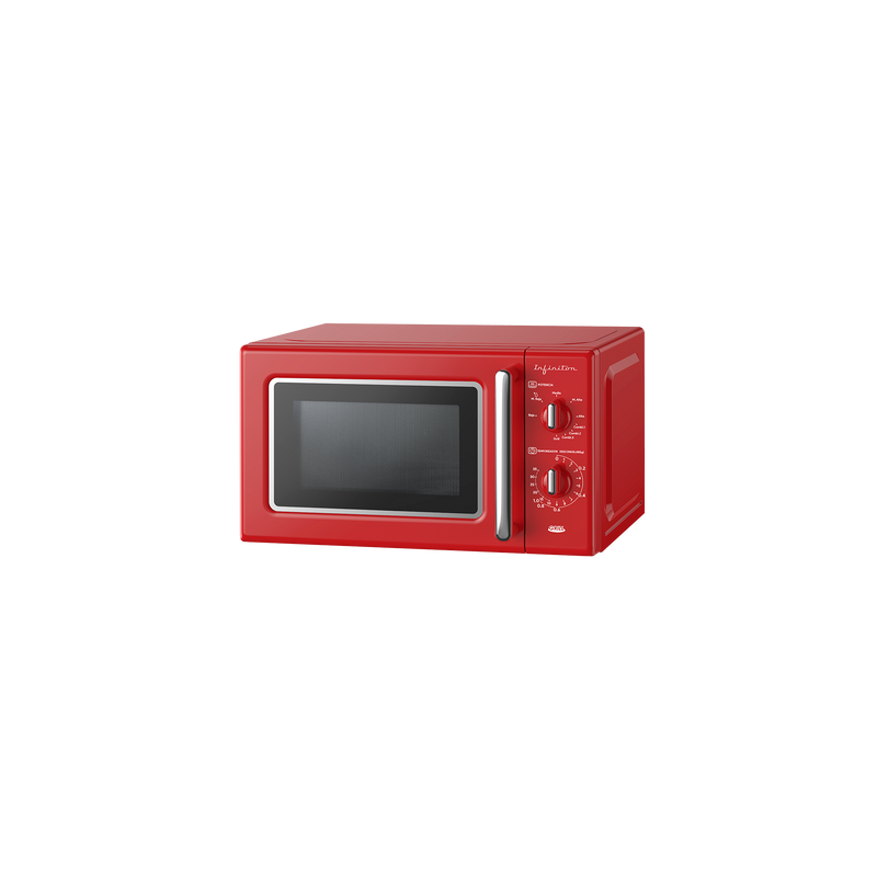 Microondas Infiniton MW-RE20 20L Rojo - vista frontal
