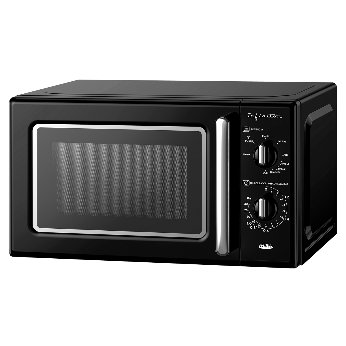 Microondas Infiniton MW-RT20B 20L Negro - vista frontal