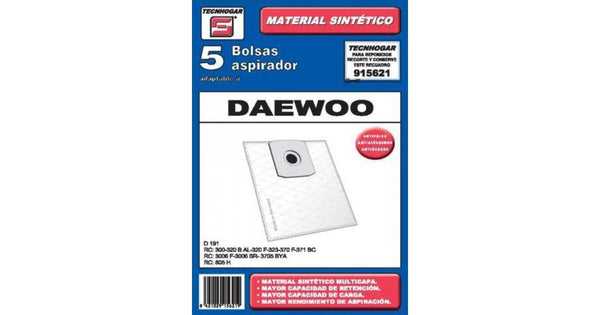 Tecnhogar Bolsas Aspirador Daewoo (915621)