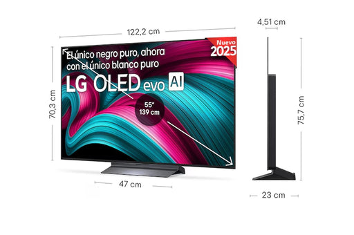 Televisor LG OLED55C54LA OLED evo 4K de 55 pulgadas
