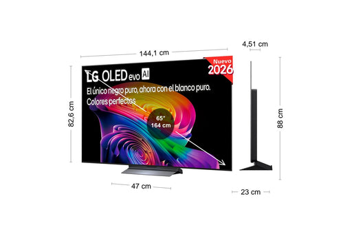 Televisor LG OLED65C64LA OLED evo 4K de 65 pulgadas