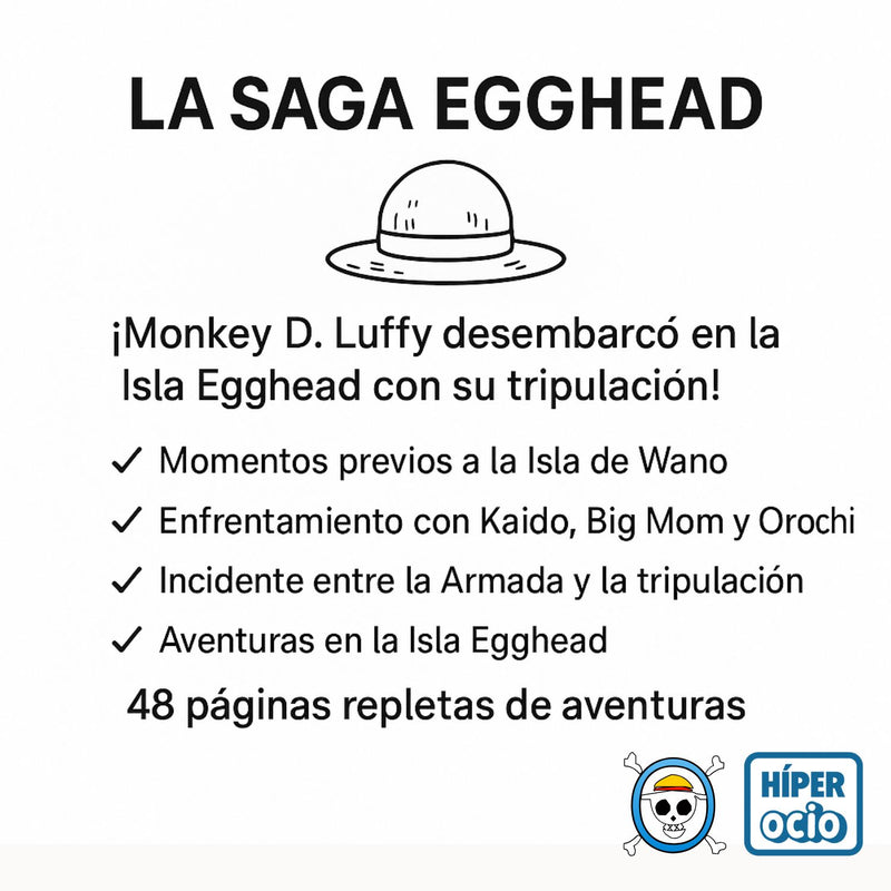 Pack One Piece Rumbo a Egghead - Álbum Oficial + 10 Sobres Adicionales