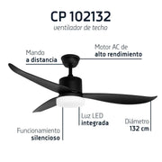 Ventilador de techo Orbegozo CP 102132 - detalle