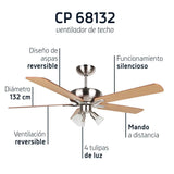 Ventilador de techo Orbegozo CP 68132 - detalle