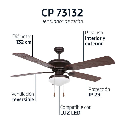 Ventilador de techo Orbegozo CP 73132 - detalle