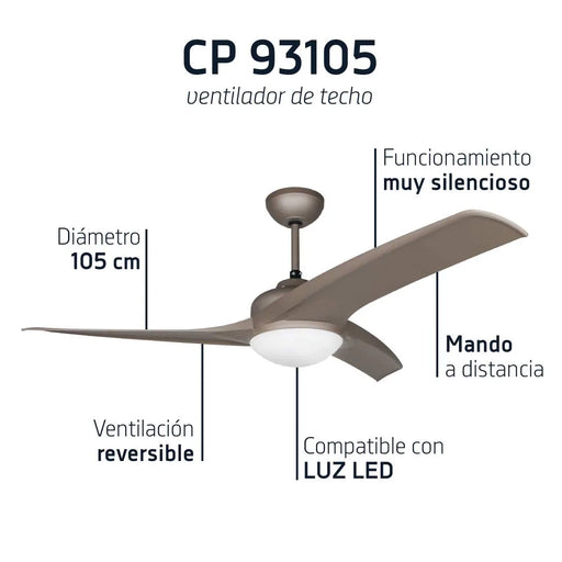 Ventilador de techo Orbegozo CP 93105