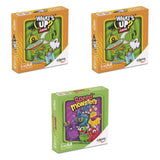 Pack Cayro de 2 cajas del What's Up? Junior Mini (90561) y 1 caja del Speed Monsters Mini (90562)