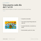 Infografía: el Calendario de Adviento SuperThings 2026 tiene 24 puertas, una sorpresa cada día del 1 al 24