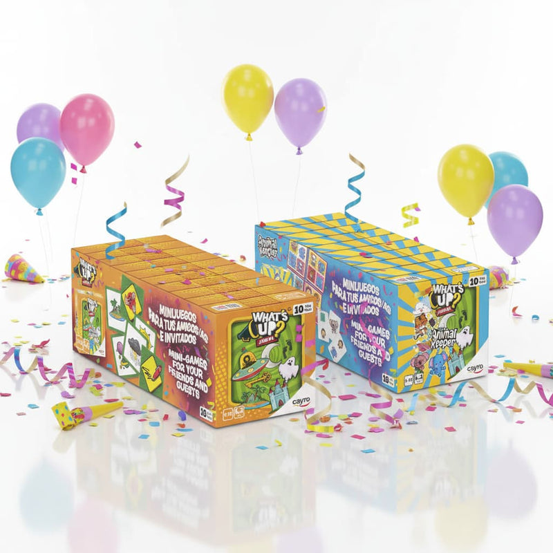 Pack Fiesta Cayro 20 minijuegos (2 cajas con 10 unidades)