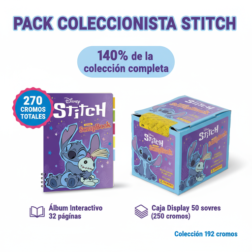 Pack Stitch Coleccionista con infografía