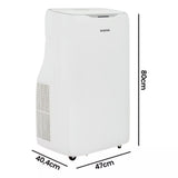 Infografía: Aire Acondicionado Portátil Infiniton PACPX45AW 4500 Frigorías Bomba de Calor WiFi
