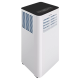 Aire acondicionado portátil Infiniton PACSF25A, lateral con panel de control LED y rejilla de ventilación