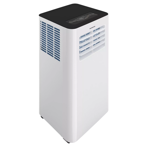 Aire acondicionado portátil Infiniton PACSF25A, lateral con panel de control LED y rejilla de ventilación