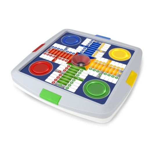 Chicos Parchís y Oca Automático 64001 - tablero reversible con dado integrado