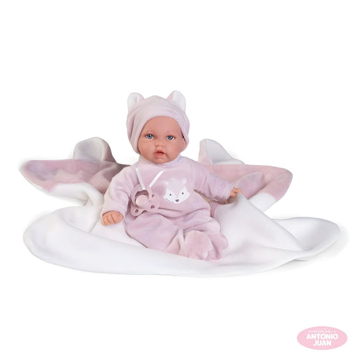 Petit con mantita zorrito — Muñecas Antonio Juan, ref. 12439 (vista 2)