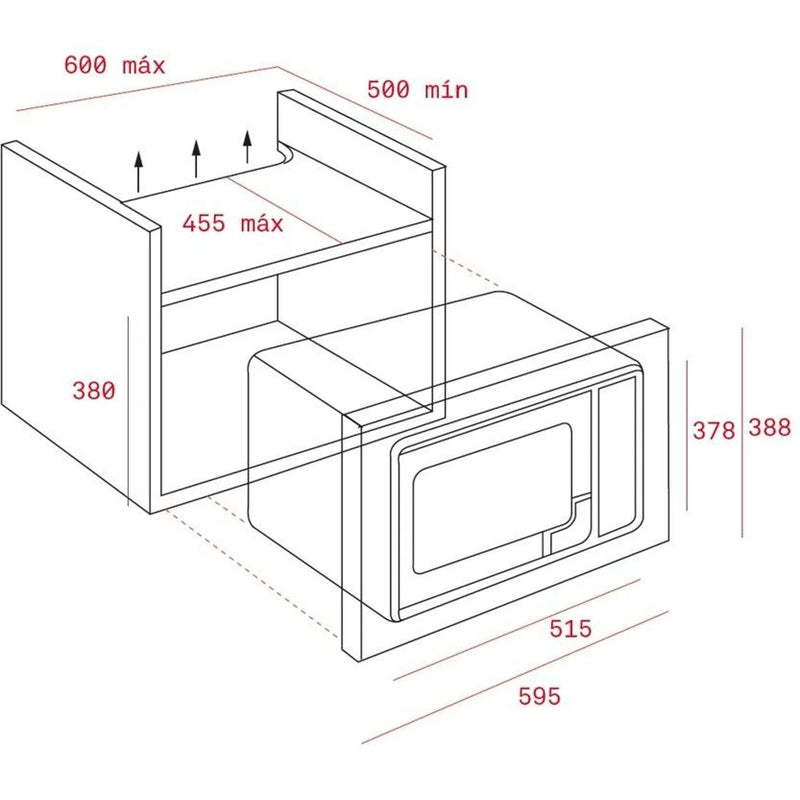 Teka Microondas 20L Inox Grill (MWE225FI) – Potencia y Diseño en tu Cocina