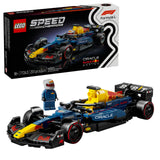 Set completo LEGO 77243 Speed Champions con caja oficial, coche Red Bull RB20 y piloto incluido