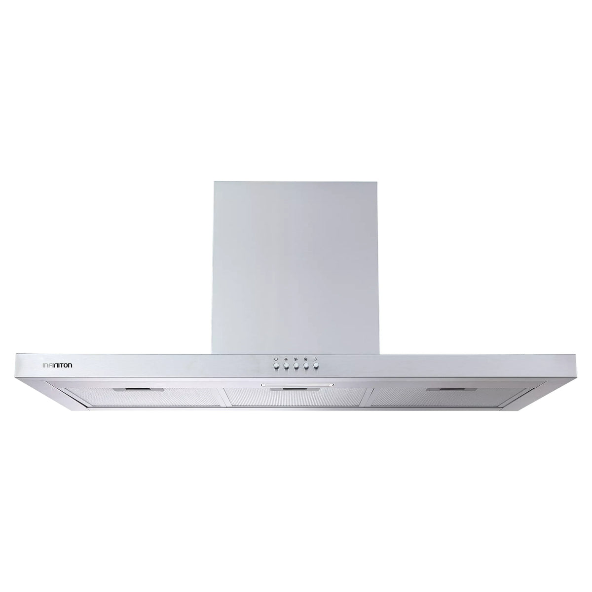 Campana Extractora Infiniton CMPT-TSH9B63X de 90cm en acero inoxidable con iluminación LED integrada, diseño T-invertida premium para cocinas grandes
