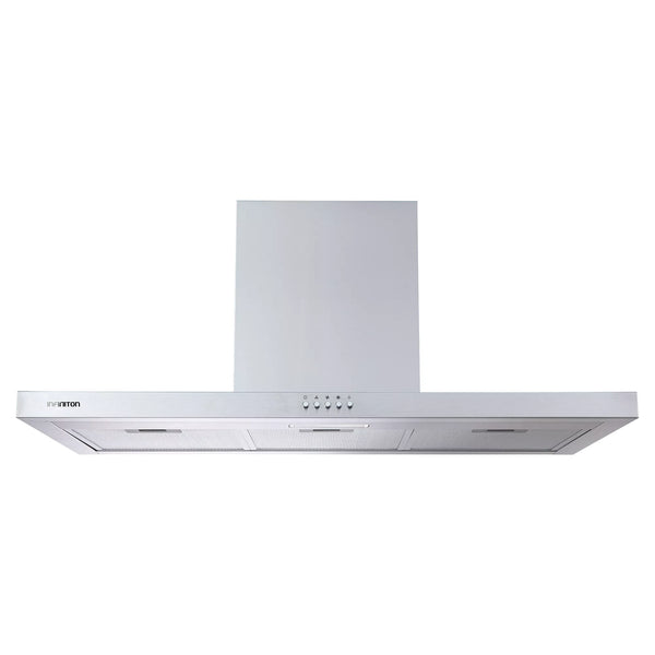 Campana Extractora Infiniton CMPT-TSH9B63X de 90cm en acero inoxidable con iluminación LED integrada, diseño T-invertida premium para cocinas grandes
