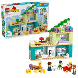 Casa Familiar Moderna 3 en 1 LEGO DUPLO - Caja del producto con las 3 configuraciones posibles
