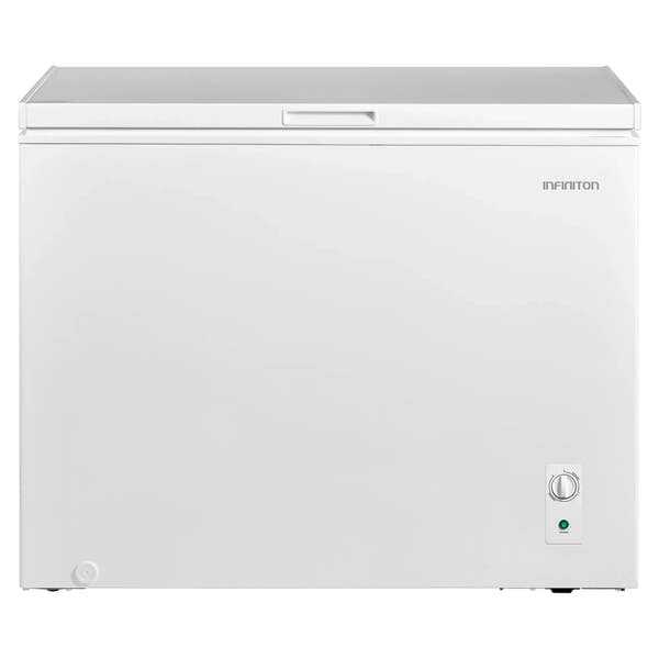 Congelador horizontal Infiniton CH-25H85BEH de 249 litros blanco con tecnología Dual System, función Stand By 45 horas, 41dB silencioso, clase energética E
