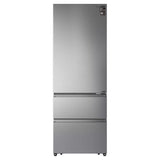 Frigorífico combi francés Infiniton FRD-456WT20XEN de 493 litros con acabado inoxidable, puertas french door, panel de control táctil LCD y sistema Total No Frost, ideal para cocinas modernas con su diseño de 70cm de ancho
