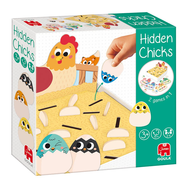 Caja Goula Hidden Chicks, juego de memoria y bingo con pollitos desde 3 años, 15 min
