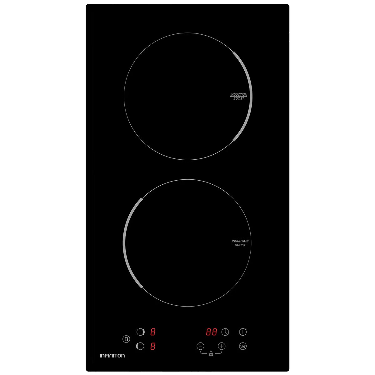 Infiniton Placa de Inducción 2 Zonas 30 cm (IND-230N)
