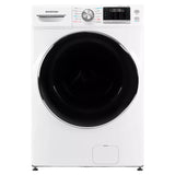 Lavadora Infiniton WM-H180DBM de 18kg con carga frontal, acabado blanco, panel de control Full Touch y tecnología INVERTER para lavado eficiente
