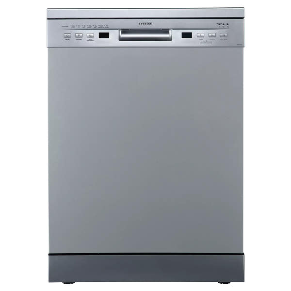 Lavavajillas DIW-60.6S de 60cm acabado plata con panel de control electrónico LED, capacidad para 12 servicios, función Extra Drying y 7 programas de lavado
