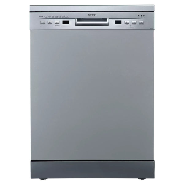 Lavavajillas DIW-60.6S de 60cm acabado plata con panel de control electrónico LED, capacidad para 12 servicios, función Extra Drying y 7 programas de lavado
