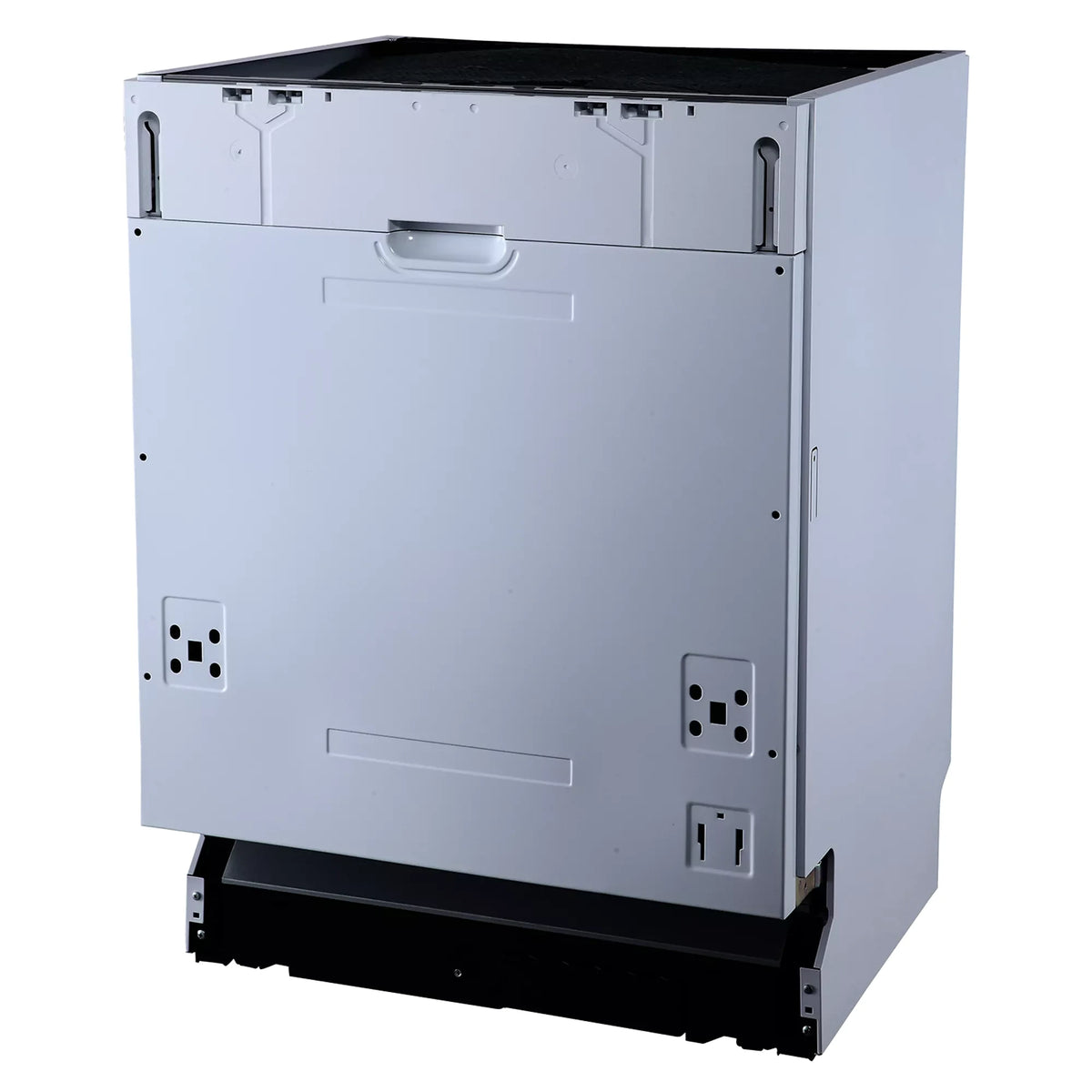 Lavavajillas integrable INFINITON DIW-BB606 de 60cm con acabado en plata y acero inoxidable, capacidad para 12 servicios, panel de control electrónico con display LED y 7 programas de lavado especializados
