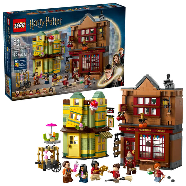 LEGO Harry Potter 76452 tiendas del Callejón Diagon con minifiguras
