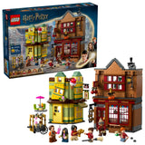 LEGO Harry Potter 76452 tiendas del Callejón Diagon con minifiguras
