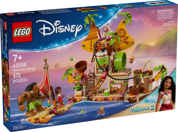LEGO Disney 43258: Barcaza de los Kakamora con figuras de Vaiana y Maui
